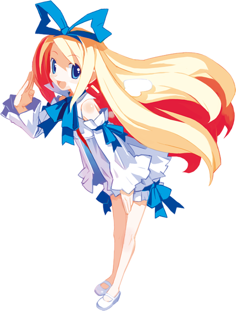 Flonne character illustration from Disgaea 1 Complete